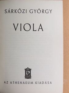 Sárközi György - Viola [antikvár]