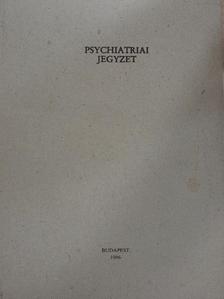 Berghammer Rita - Psychiatriai jegyzet [antikvár]