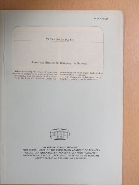 Bálint Rozsnyai - Bibliographia [antikvár]