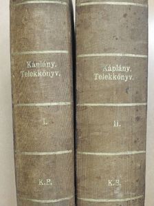Káplány Géza - Telekkönyv, birtokrendezés, telekkönyvi átalakitás, betétszerkesztés I-II. [antikvár]