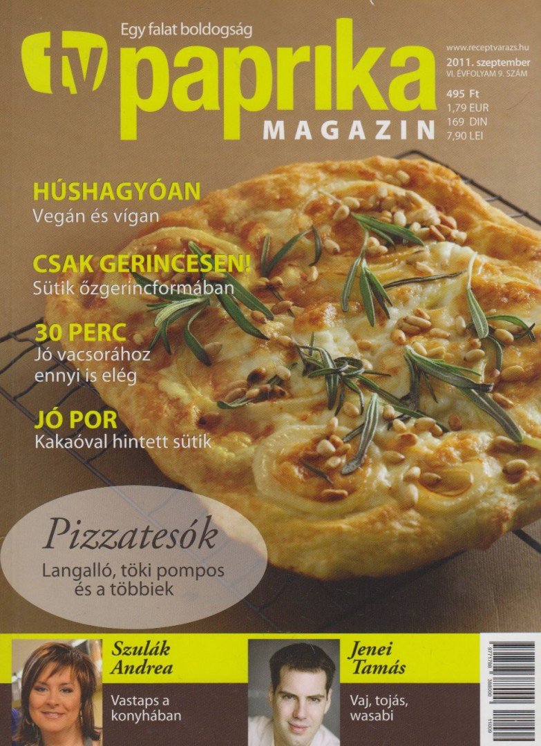ZSIGMOND GÁBOR - TV paprika magazin 2011. szeptember [antikvár]