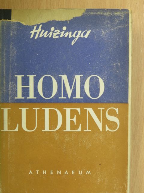 J. Huizinga - Homo Ludens [antikvár]
