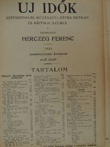Ábrányi Emil - Uj Idők 1931. január-június (fél évfolyam) [antikvár]