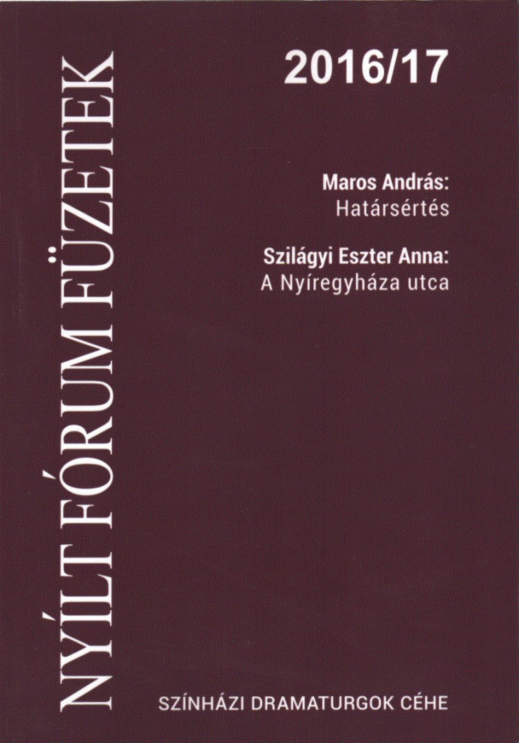 Nyílt Fórum Füzetek 2016/17 2. [antikvár]