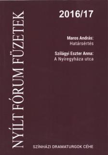 Nyílt Fórum Füzetek 2016/17 2. [antikvár]