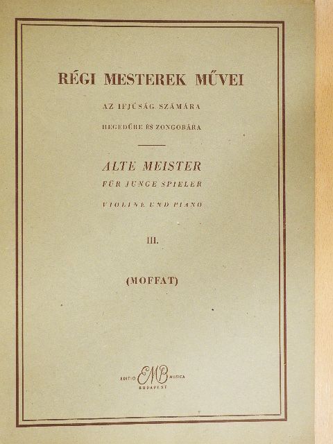 Daniel Steibelt - Régi mesterek művei az ifjúság számára III. [antikvár]