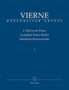 VIERNE - COMPLETE PIANO WORKS I (1893-1912) URTEXT (LEERSNYDER)