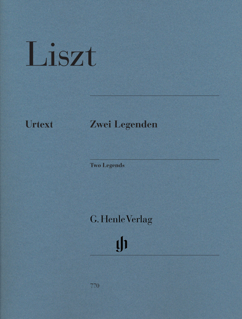 LISZT - ZWEI LEGENDEN FÜR KLAVIER URTEXT (E.G.HEINEMANN/M.ECKHARDT/J.P.SCHULZE)