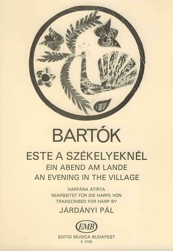 BARTÓK - ESTE A SZÉKELYEKNÉL HÁRFÁRA ÁTÍRTA JÁRDÁNYI PÁL
