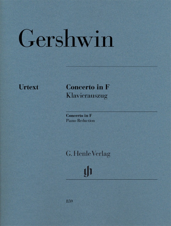 GERSHWIN - CONCERTO IN F KLAVIERAUSZUG