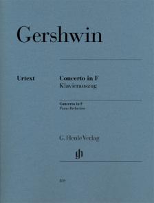 GERSHWIN - CONCERTO IN F KLAVIERAUSZUG