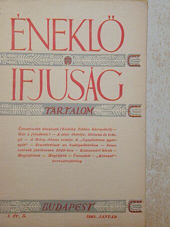 Éneklő ifjúság 1942. január [antikvár]