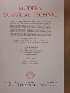 Dr. Fred W. Rankin - Modern Surgical Technic III. [antikvár]