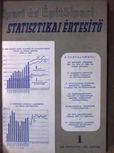 Kemecsei Gábor - Ipari és Építőipari Statisztikai Értesítő 1962. január-december [antikvár]