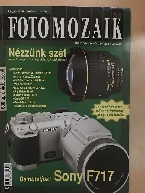 Dr. Takács Zoltán - Foto Mozaik 2003. február [antikvár]