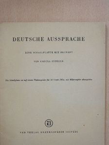 Ursula Stötzer - Deutsche Aussprache [antikvár]