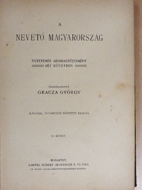 A nevető Magyarország II. (töredék) [antikvár]