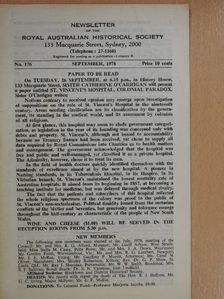 M. Arurosseau - Newsletter of the Royal Australian Historical Society September 1978. [antikvár]