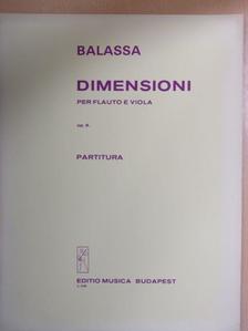 Balassa Sándor - Dimensioni [antikvár]