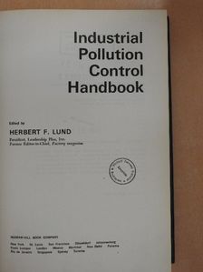 B. Baskin - Industrial Pollution Control Handbook [antikvár]