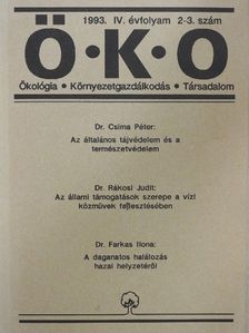 Boda Zsolt - ÖKO 1993/2-3. [antikvár]