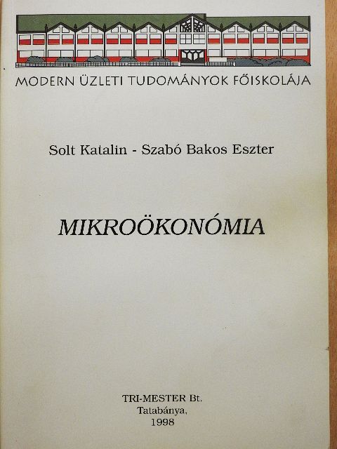 Solt Katalin - Mikroökonómia [antikvár]