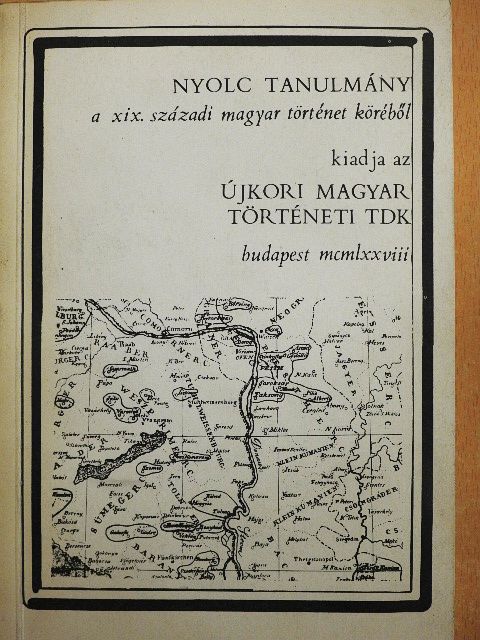 Erdődy Gábor - Nyolc tanulmány a XIX. századi magyar történet köréből [antikvár]