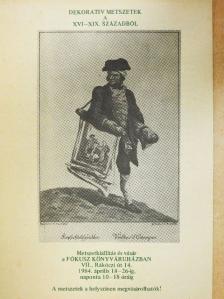Dekorativ metszetek a XVI-XIX. századból [antikvár]