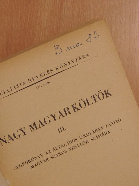 Gaál Endréné - Nagy magyar költők III. [antikvár]
