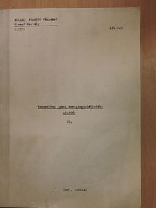 Nemzetközi ipari energiagazdálkodási adattár II. [antikvár]