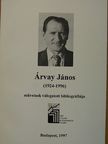 Filó János - Árvay János (1924-1996) műveinek válogatott bibliográfiája [antikvár]