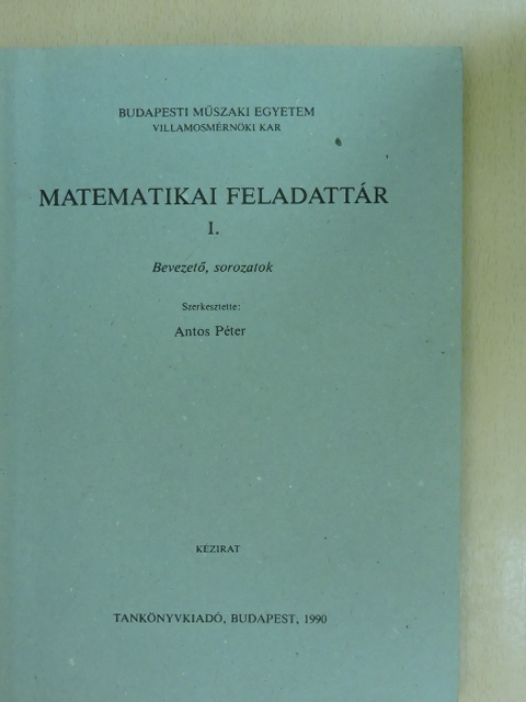 Pál Magda - Matematikai feladattár I. [antikvár]