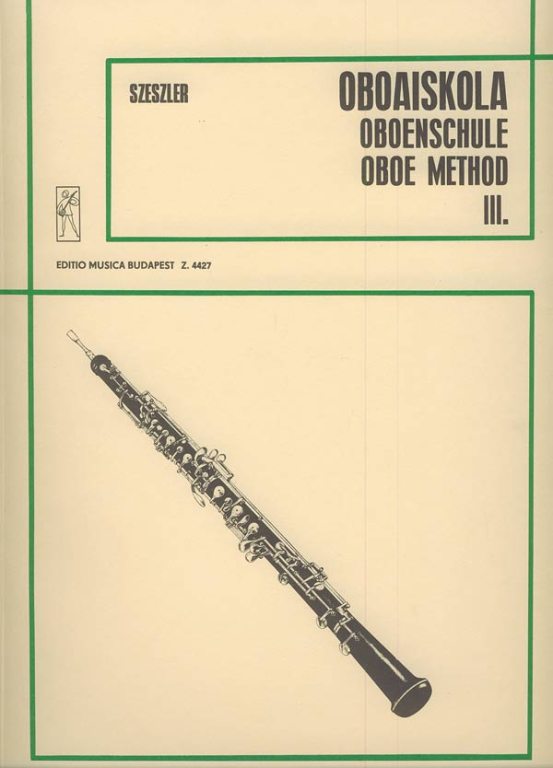 SZESZLER TIBOR - OBOAISKOLA III. (HIDAS-SZERVÁNSZKY-SZÉKELY MŰVEINEK FELH.) ZONGORAKÍSÉRETTE