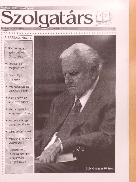 Dr. Matus István - Szolgatárs 2008/4. [antikvár]