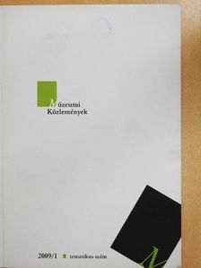 Dr. Puczkó László - Múzeumi közlemények 2009/1. [antikvár]