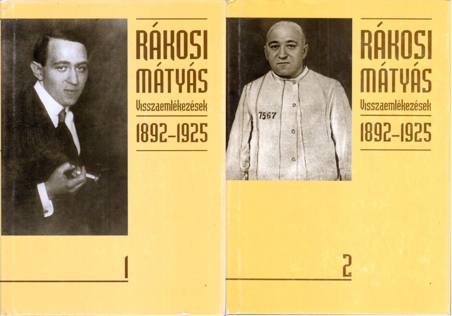 Rákosi Mátyás - Visszaemlékezések 1892-1925 I-II. [antikvár]