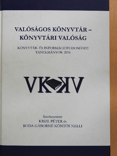 Amberg Eszter - Valóságos könyvtár - Könyvtári valóság [antikvár]