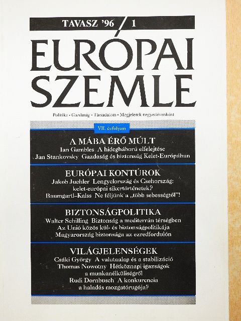 Csáki György - Európai Szemle 1996. tavasz [antikvár]