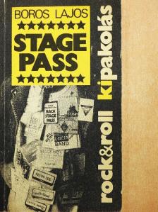 Boros Lajos - Stage Pass [antikvár]