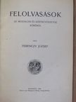 Ferenczy József - Felolvasások [antikvár]