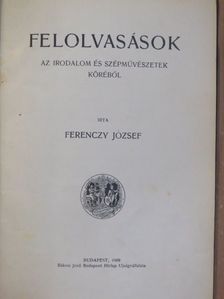Ferenczy József - Felolvasások [antikvár]
