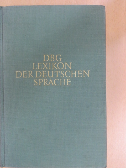 DBG Lexikon der Deutschen Sprache [antikvár]