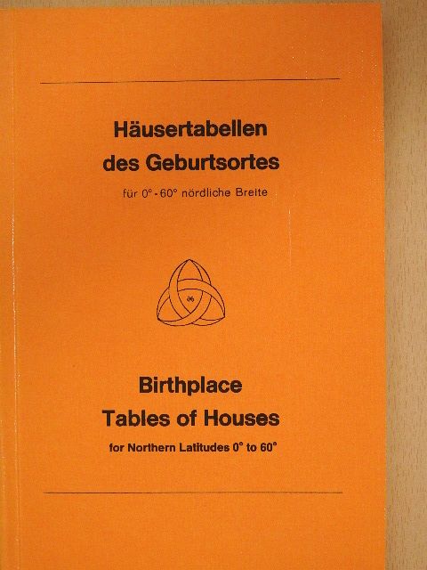 Dr. Walter A. Koch - Häusertabellen des Geburtsortes [antikvár]