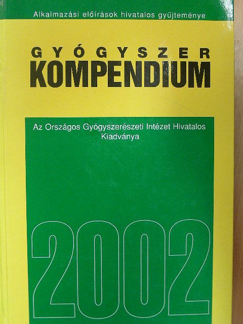 Gyógyszer kompendium 2002 [antikvár]