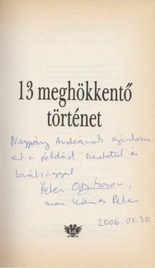 Peter Odry Mason - 13 meghökkentő történet (dedikált) [antikvár]