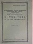 A mi asszonyunkról nevezett Női Kanonok szerzetesrend Pécsi Róm. Kat. Szent Erzsébet Leánygimnáziumának értesítője az 1933-34. iskolai évről [antikvár]