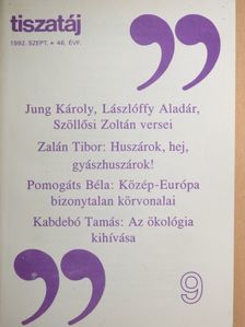 Jung Károly - Tiszatáj 1992. szeptember [antikvár]