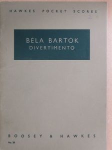 Bartók Béla - Divertimento for String Orchestra [antikvár]