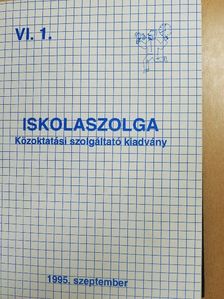 Iskolaszolga 1995. szeptember-1996. június [antikvár]