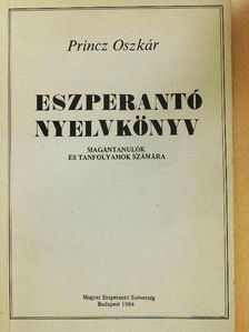Princz Oszkár - Eszperantó nyelvkönyv  [antikvár]